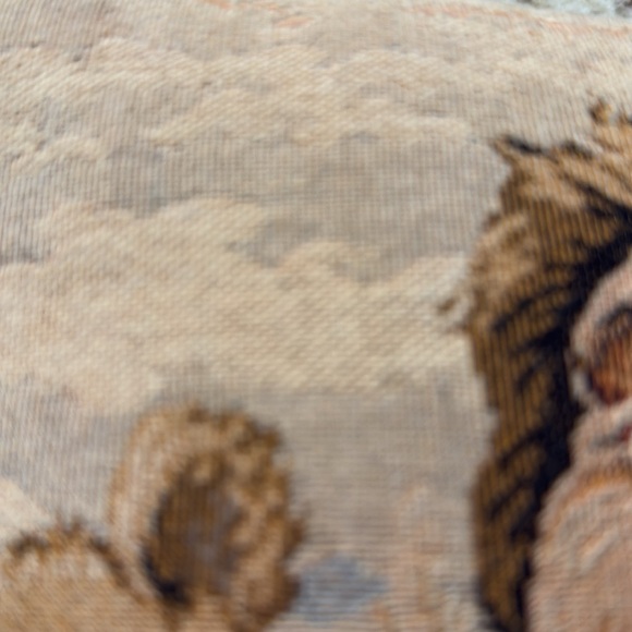 Vintage Christmas Old World Santa Claus Tapestry Throw Pillow Small - Picture 13 of 13